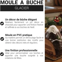 Moule à bûche PVC