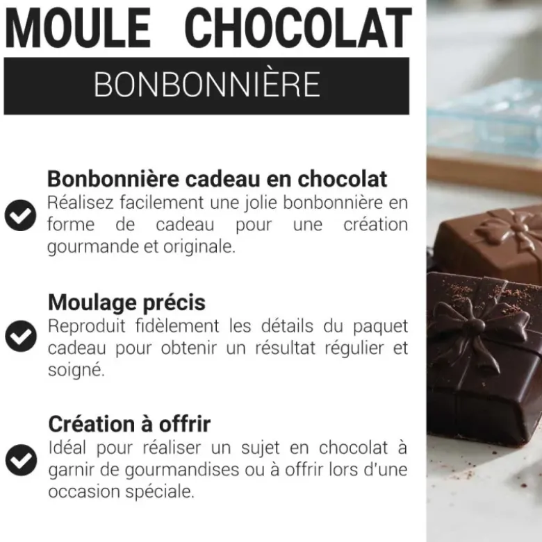 Moule bonbonnière cadeau