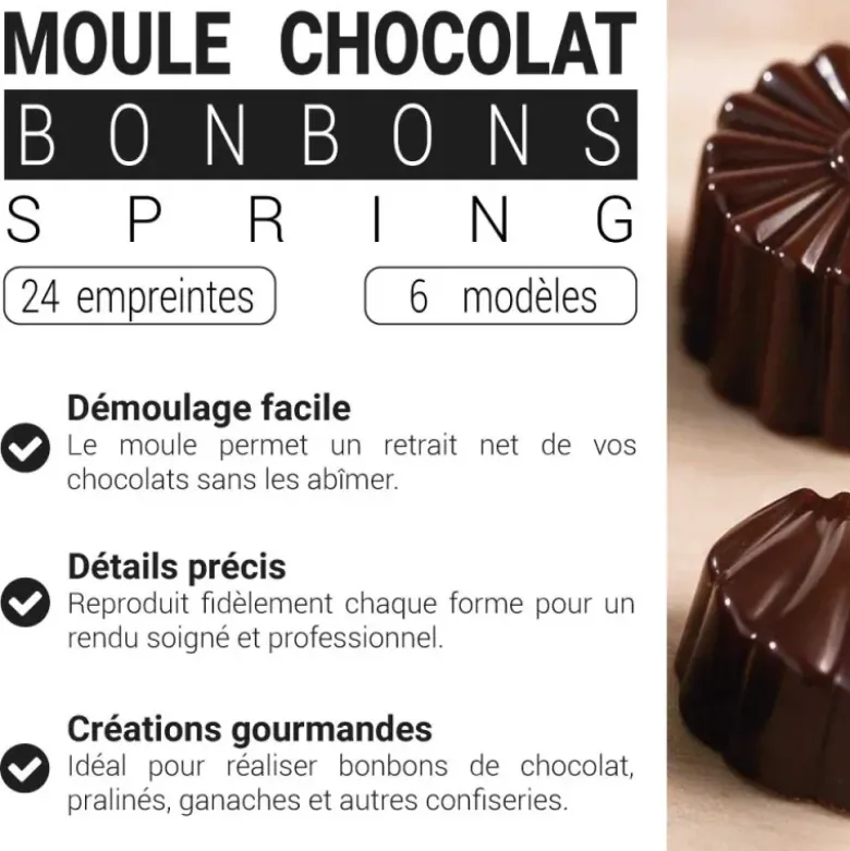 Moule Bonbons Assortis Spring