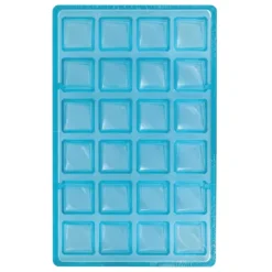 Moule à bonbons de chocolat carrés caramel - 24 empreintes
