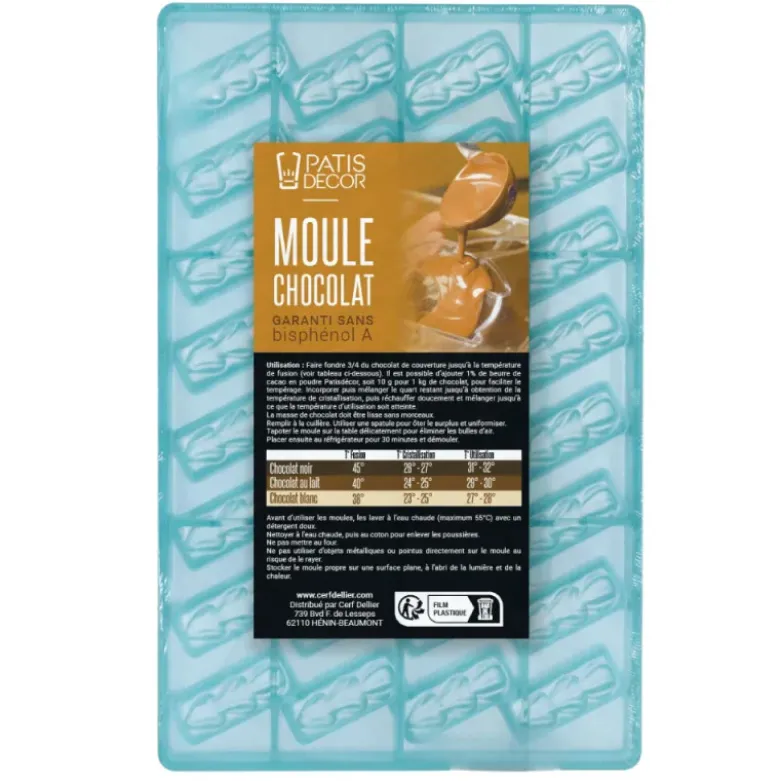 Moule chocolat 32 bûchettes