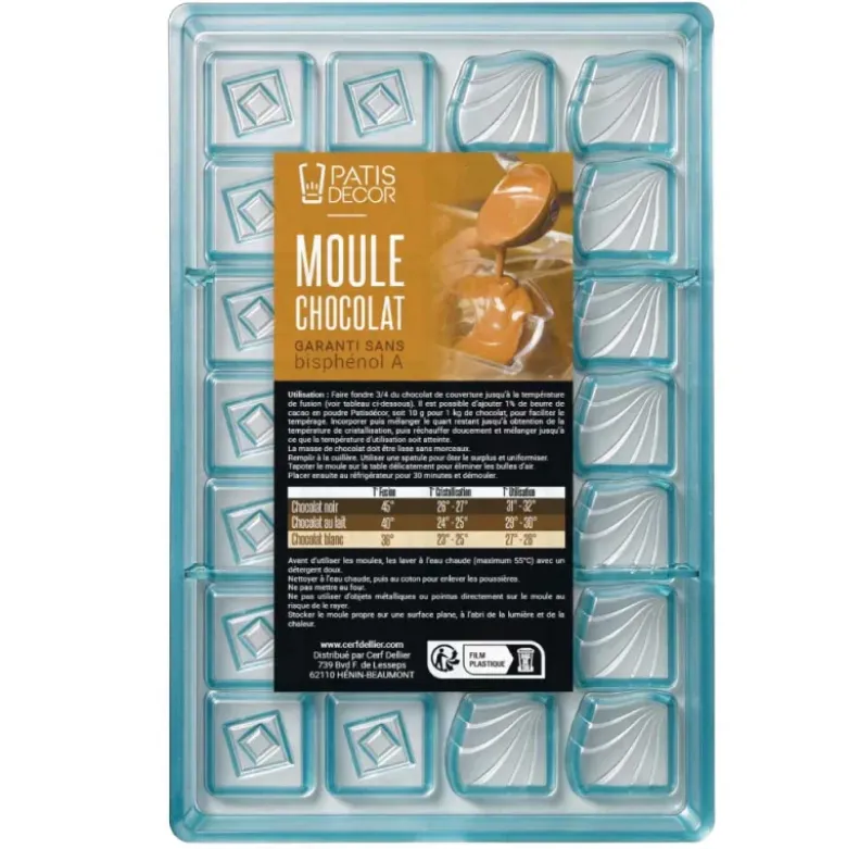 Moule chocolat bonbons assortis