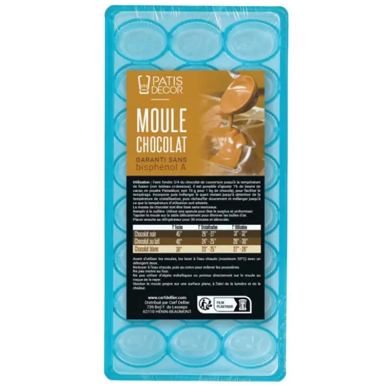 Moule chocolat bonbons camées