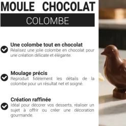 Moule chocolat colombe