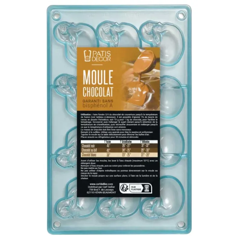 Moule chocolat Crâne