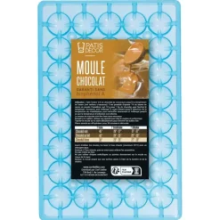 Moule chocolat demi-sphères 27 mm