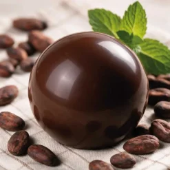 Moule chocolat en 3 parties demi-sphère 10 cm