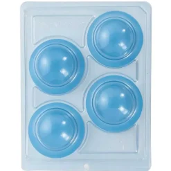 Moule chocolat en 3 parties demi-sphères 6 cm
