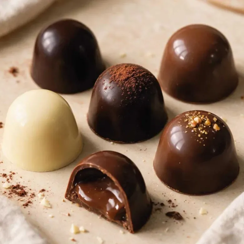 Moule chocolat en 3 parties 18 mini truffes