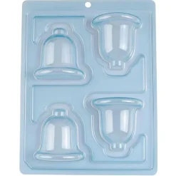 Moule chocolat en 3 parties Petites cloches