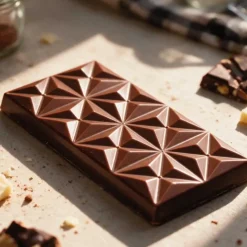 Moule chocolat en 3 parties tablette origami