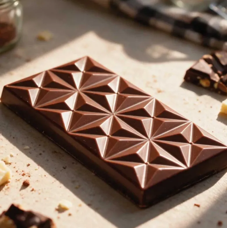 Moule chocolat en 3 parties tablette origami