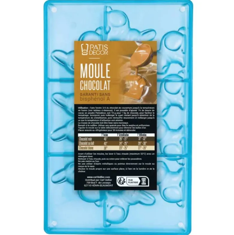 Moule chocolat 6 lapins
