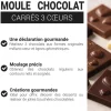 Moule chocolat Napolitains 3 coeurs