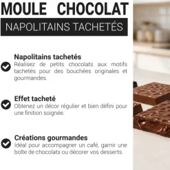 Moule chocolat Napolitains Tachetés