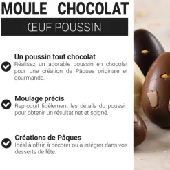 Moule chocolat oeuf poussin