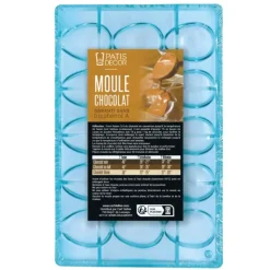 Moule chocolat oeufs lisses 5,5 cm Patisdécor