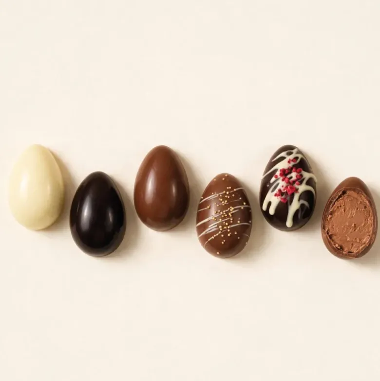 Moule chocolat oeufs lisses 5,5 cm Patisdécor