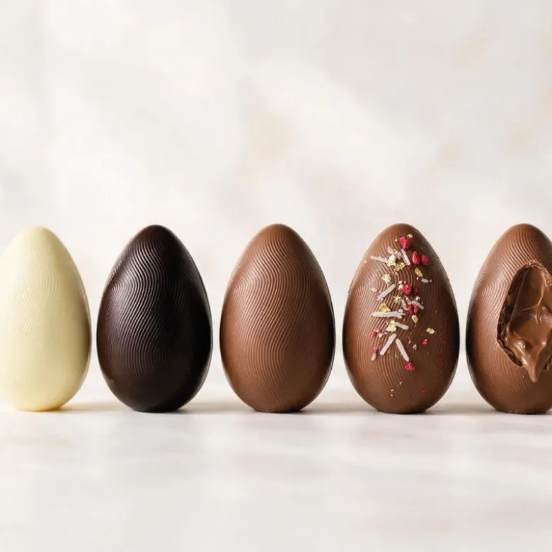 Moule chocolat oeuf strié 15 cm Patisdécor