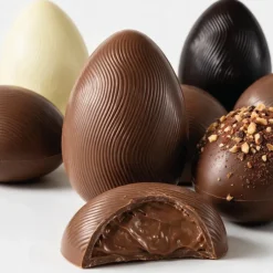 Moule chocolat oeuf strié 15 cm Patisdécor