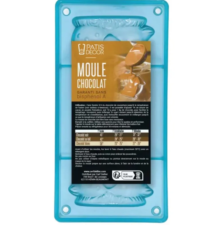 Moule chocolat Poule et son oeuf à pois Patisdécor