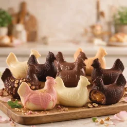 Moule chocolat Poules couveuses 7 cm