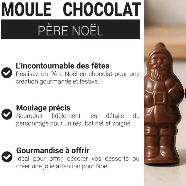 Moule chocolat Père Noël