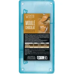 Moule chocolat Père noël skieur Patisdécor