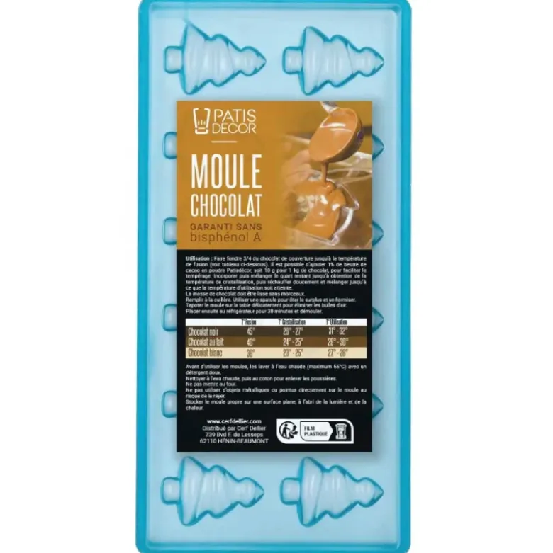 Moule chocolat sapin de Noël