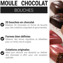 Moule chocolats 20 Bouches