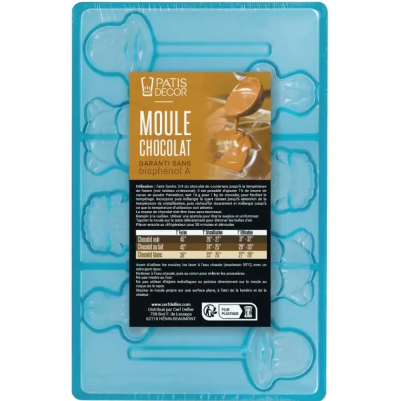Moule Chocolat Sucettes Animaux de la Ferme
