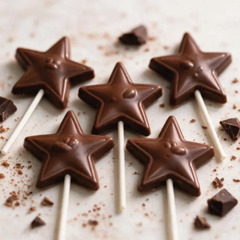 Moule Chocolat Sucettes Etoiles Smiley