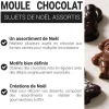 Moule chocolat sujets de Noël assortis