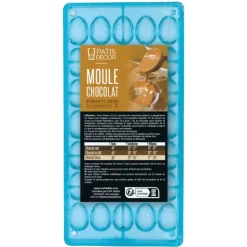 Moule chocolat œufs craquelés 3 cm Patisdécor