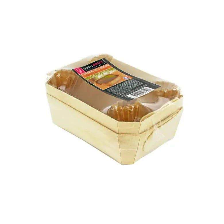 Moule de cuisson bois 14,5 cm (x2)