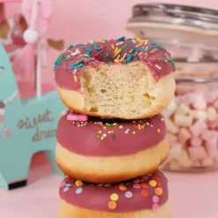 Moule 6 donuts au four en acier antiadhérent sans PFAS Ø8,5cm