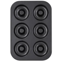 Moule 6 donuts au four en acier antiadhérent sans PFAS Ø8,5cm