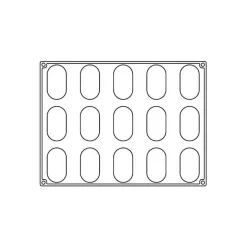 Moule en silicone Delish 15 empreintes Pavoni Italia