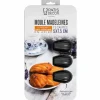 Moule 12 madeleines en acier antiadhérent sans PFAS 7,5x5cm