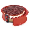 Moule à manqué démontable rond silicone base en verre 22,5 cm