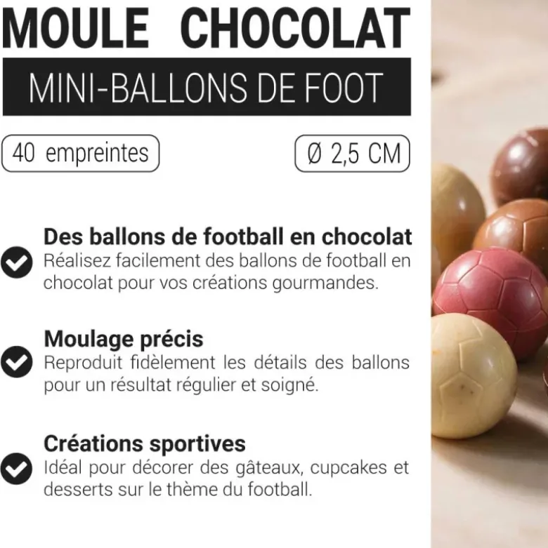 Moule mini-ballons de football