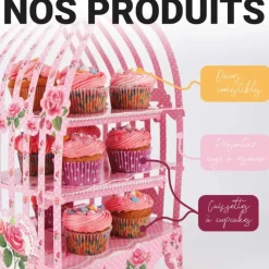 Moule 12 muffins en acier antiadhérent sans PFAS Ø6,8cm