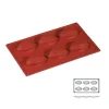 Moule silicone 6 cabosses