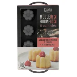 Moule Silicone 8 cannelés 5 cm