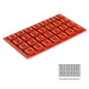 Moule silicone 28 mini savarins carrés