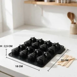 Moule sucette chocolat de Noël