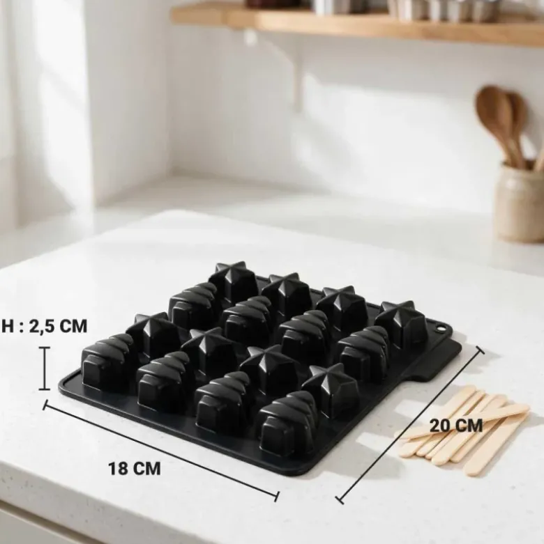 Moule sucette chocolat de Noël