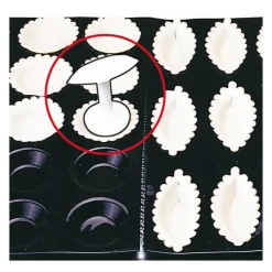 outil de fonçage 2 têtes polypropylène pour tartelettes unies et barquettes
