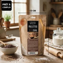 Paillettes de chocolat - 40,9% de cacao - 250g