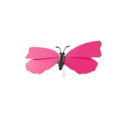 Papillons roses aimantés assortis (x3)